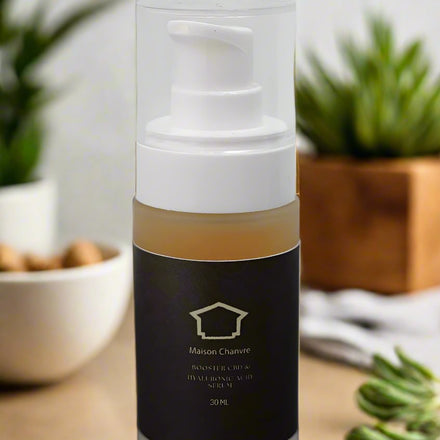 Hyaluronic Acid CBD Hemp Serum
* CBD Facial Serum
* Luxury Skincare Serum

**More Detailed:**

* Hydrating and rejuvenating CBD face serum with hyaluronic acid
* Premium skincare: CBD and hyaluronic acid serum for radiant skin
* Luxury skincare: Hemp-infused serum for a youthful glow

**Creative and Engaging:**

* Elevate your skincare routine with our luxurious serum
* Unlock the power of nature with our CBD and hyaluronic acid serum
* Indulge your skin with our premium skincare elixir
7319 maison chanvre
