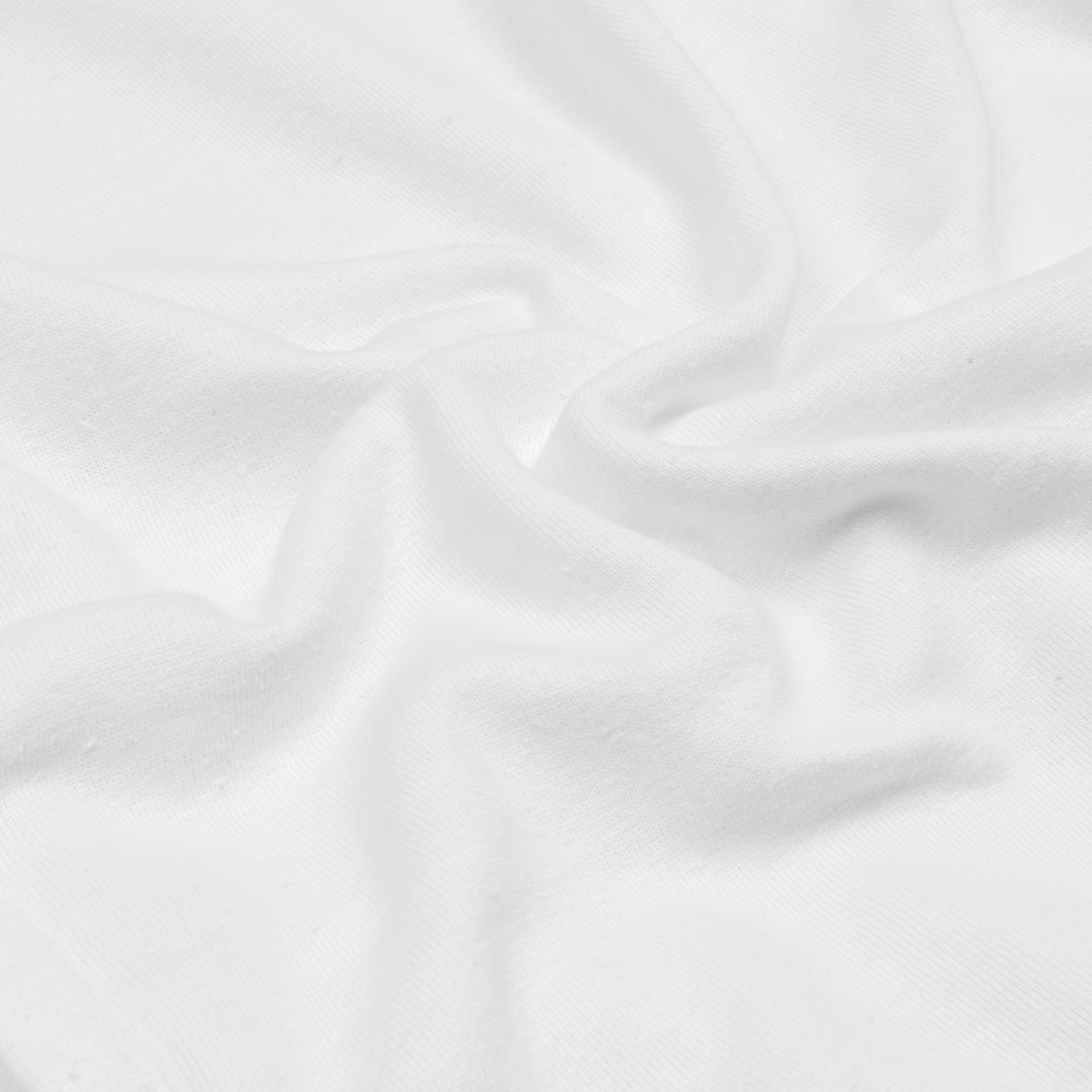 Close up of organic, natural hemp fabric. White. 