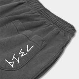 Charcoal joggers 7319 back shot with pocket zoomed in